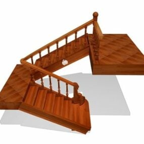 3d-модель дизайну другої амортизаційної сходи
