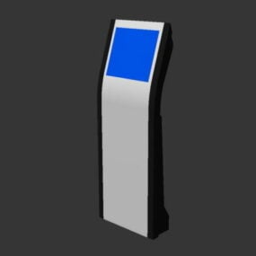 Stojący kiosk samoobsługowy Model 3D