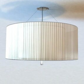 Halfverzonken schaduwplafondlamp 3D-model