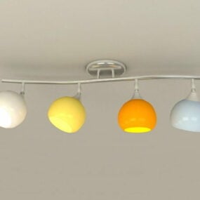 3D-модель напіврівневих домашніх стельових світильників