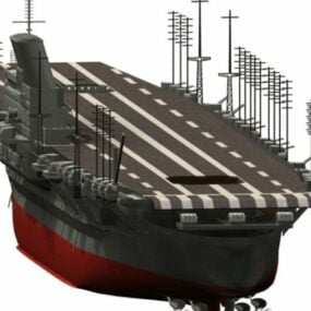 船舶信濃航空母艦 3D モデル
