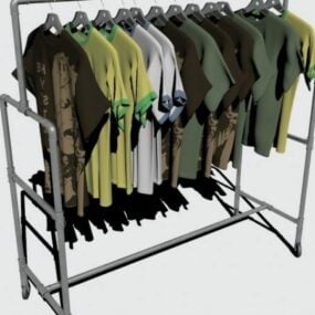 Shirt Rack 3d model