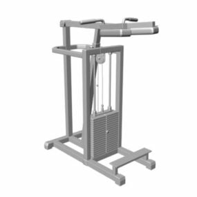 Shoulder Press Machine Gym Equipment 3d model