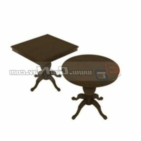Furniture Side Table Set 3d model