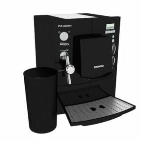 Mô hình 3d máy pha cà phê Espresso của Siemens