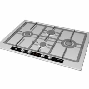 Siemens Gas Stove Old Style 3d model