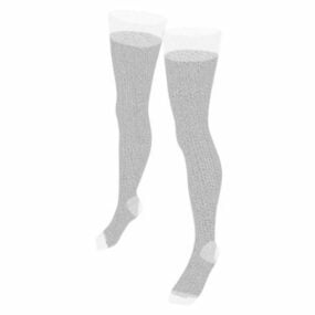 مدل جوراب ساق بلند ابریشمی مد سه بعدی