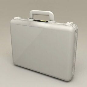 Travel Aluminum Briefcase 3d model