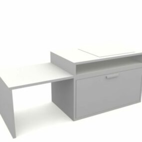 Minimalistisk køkkenbordplade 3d-model