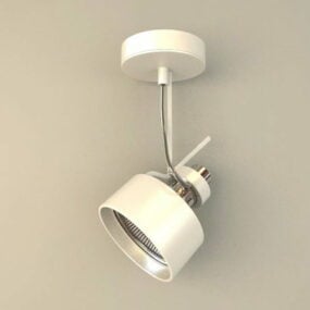 3д модель однопотолочного точечного светильника Home Design