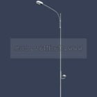 Single Arm City Street Lamp Post
