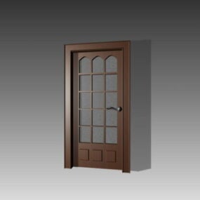 Single French Door Furniture 3d model