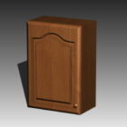 Single Wooden Kitchen Cabinet