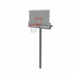 Basketball Stand Pole 3d model