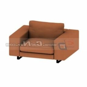 Single Seat Hotel Furniture 3d model
