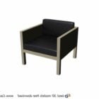 Single Seats Wood Sofa Chair