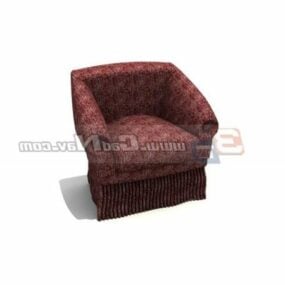 Hotel Single Sofa Chair 3d model
