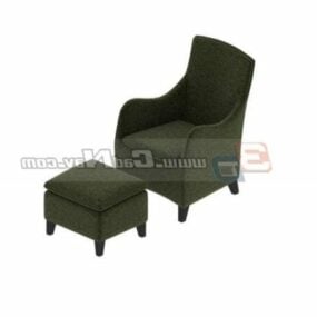 Single Sofa Chair Furniture 3d model