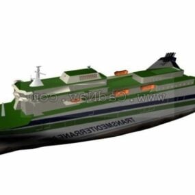 Watercraft Sister Cruise Ship 3d model