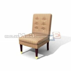 Room Interior Fabric Leisure Chair 3d model