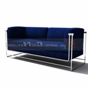 Stue design med kyssebænk 3d-model