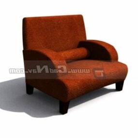 Modelo 3d de cadeira de sofá relaxante para sala