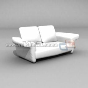 Obývací pokoj Pohovka se dvěma sedadly 3D model