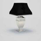 Hotel Table Lamp With Black Shades