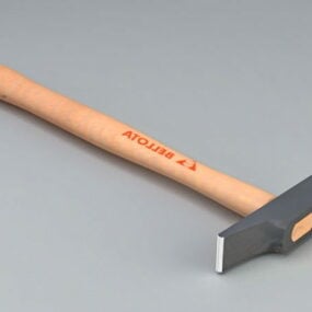Modelo 3d de martelo pequeno de ferramenta manual