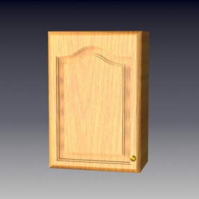 Klein houten kast 3D-model