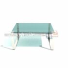 Muebles pequeños de mesa auxiliar de vidrio