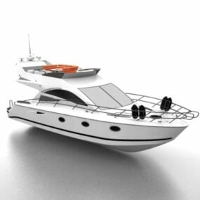 Watercraft Small Luxury Yacht 3d model