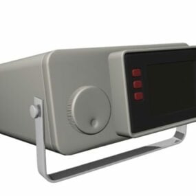 Monitor médico pequeño de hospital modelo 3d