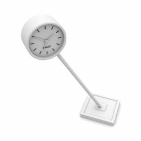 Minimalist Round Clock 3d model