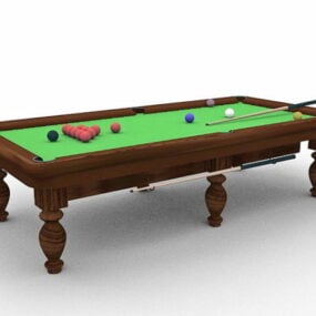 Sport Snooker Biljardbord 3d-modell