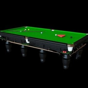 Mô hình bàn bida thể thao Snooker 3d