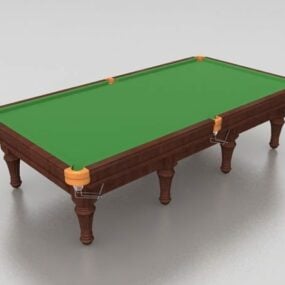 Snooker basseng trebord 3d modell