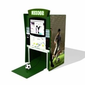 Mô hình 3d Máy chơi bóng đá bóng đá