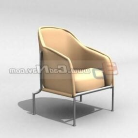 软沙发放松扶手椅3d模型