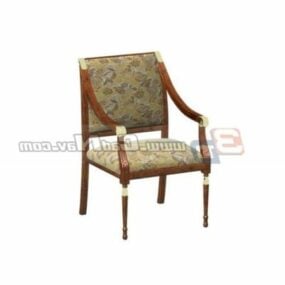 Furniture Solid Wood Hotel Chair 3d model