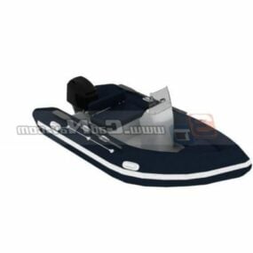 Speed Boat Fishing Boat Watercraft 3d model
