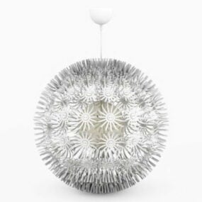 Esfera pendente luminária decoração modelo 3d