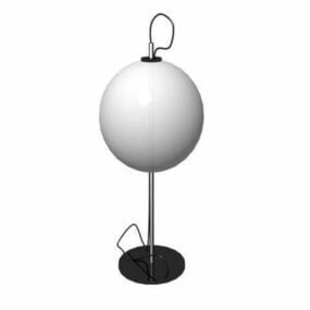 Lámpara de mesa de diseño esférico modelo 3d