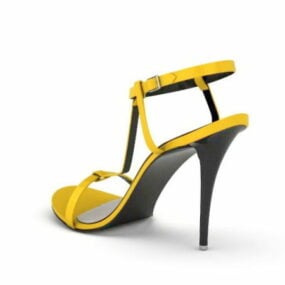 Fashion Spike Heel Sandal 3d model