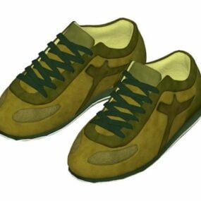 Ανδρικά αθλητικά παπούτσια για τρέξιμο τρισδιάστατο μοντέλο