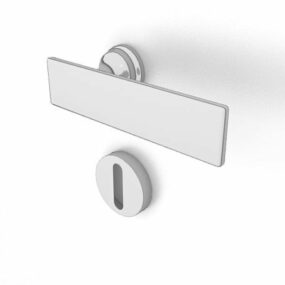 Tür-Vierkant-Hebelgriff-Hardware, 3D-Modell