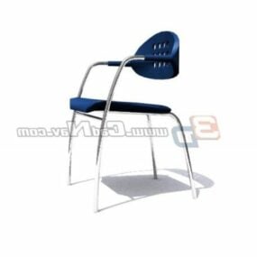 كرسي أثاث قابل للتكديس نموذج ثلاثي الأبعاد