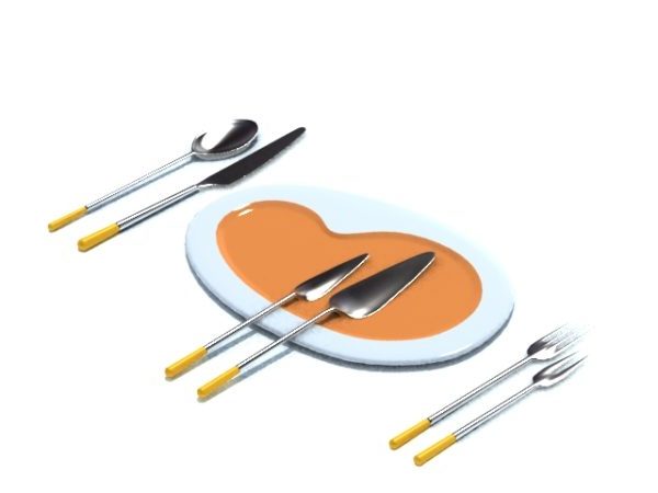 Kitchen Stainless Steel Cutlery Set