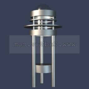 Lampu Taman Desain Stainless Steel model 3d