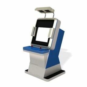 Fitness Stand-up Arcade Machine 3d-modell